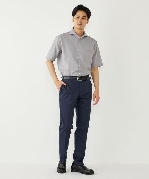 SHIPS / シップス シャツ・ブラウス | SHIPS Colors:ノーアイロン ウールライク ワイドカラー ショートスリーブ シャツ | 詳細27