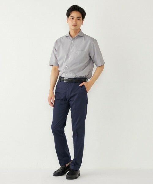 SHIPS / シップス シャツ・ブラウス | SHIPS Colors:ノーアイロン ウールライク ワイドカラー ショートスリーブ シャツ | 詳細28