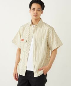 SHIPS / シップス シャツ・ブラウス | 【SHIPS Colors別注】Engineer:ストライプ ショートスリーブ シャツ◇