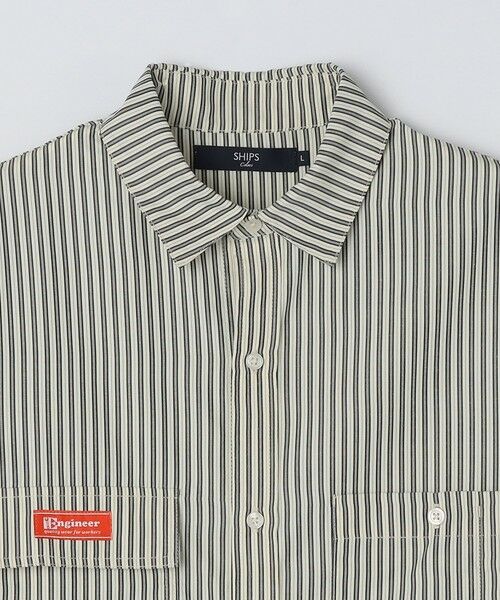 SHIPS / シップス シャツ・ブラウス | 【SHIPS Colors別注】Engineer:ストライプ ショートスリーブ シャツ◇ | 詳細2