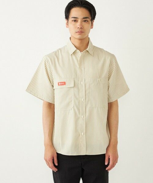 SHIPS / シップス シャツ・ブラウス | 【SHIPS Colors別注】Engineer:ストライプ ショートスリーブ シャツ◇ | 詳細10