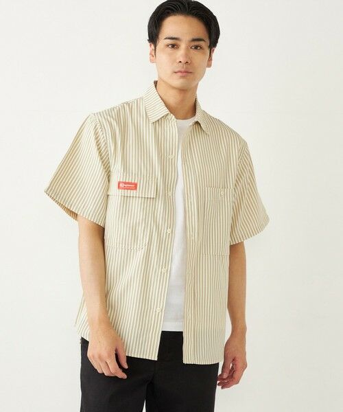 SHIPS / シップス シャツ・ブラウス | 【SHIPS Colors別注】Engineer:ストライプ ショートスリーブ シャツ◇ | 詳細15