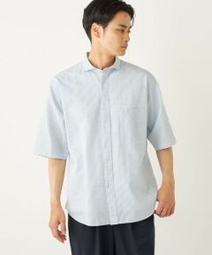 SHIPS / シップス シャツ・ブラウス | SHIPS Colors:〈洗濯機可能〉リップル プリント ショートスリーブ シャツ