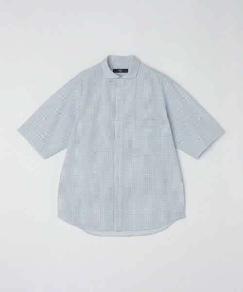 SHIPS / シップス シャツ・ブラウス | SHIPS Colors:〈洗濯機可能〉リップル プリント ショートスリーブ シャツ | 詳細1