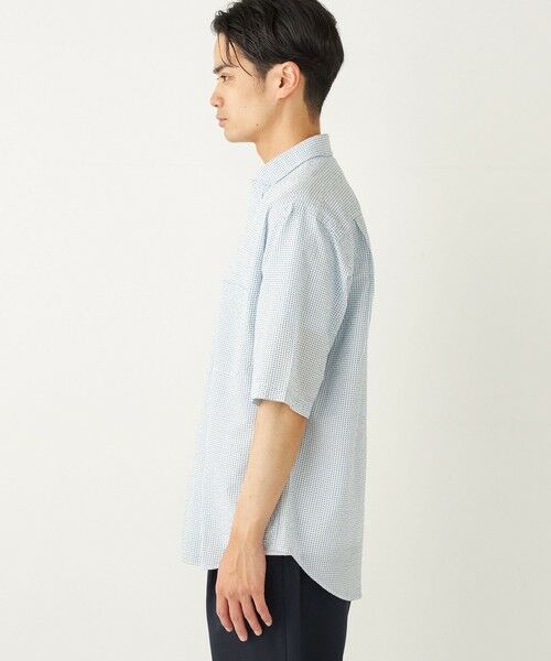 SHIPS / シップス シャツ・ブラウス | SHIPS Colors:〈洗濯機可能〉リップル プリント ショートスリーブ シャツ | 詳細4