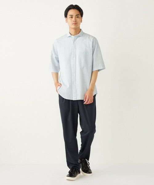 SHIPS / シップス シャツ・ブラウス | SHIPS Colors:〈洗濯機可能〉リップル プリント ショートスリーブ シャツ | 詳細12