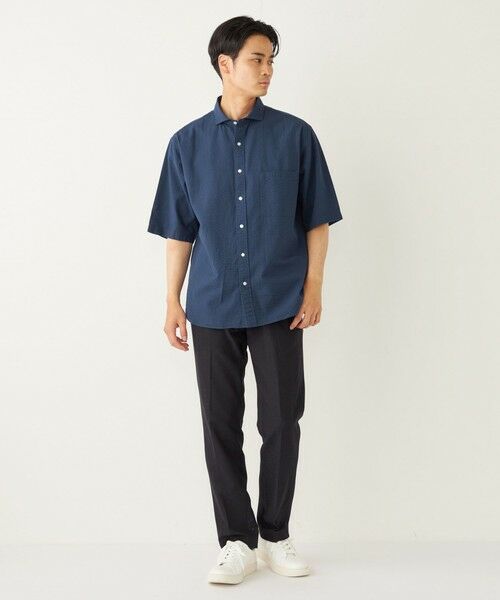 SHIPS / シップス シャツ・ブラウス | SHIPS Colors:〈洗濯機可能〉リップル プリント ショートスリーブ シャツ | 詳細25