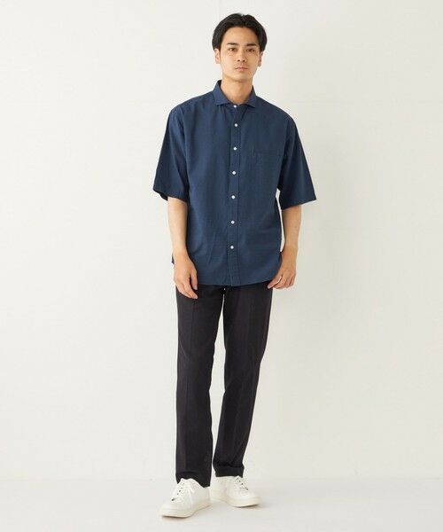 SHIPS / シップス シャツ・ブラウス | SHIPS Colors:〈洗濯機可能〉リップル プリント ショートスリーブ シャツ | 詳細29