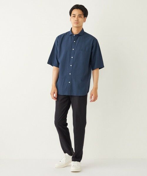 SHIPS / シップス シャツ・ブラウス | SHIPS Colors:〈洗濯機可能〉リップル プリント ショートスリーブ シャツ | 詳細30