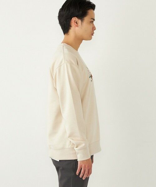 SHIPS / シップス Tシャツ | SHIPS Colors:フェイクスエード (ポリエステル) エンブロイダリー スウェット | 詳細6