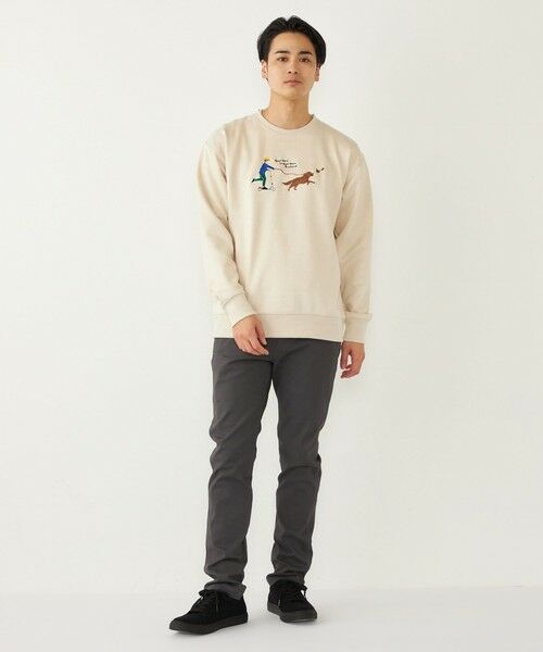 SHIPS / シップス Tシャツ | SHIPS Colors:フェイクスエード (ポリエステル) エンブロイダリー スウェット | 詳細7