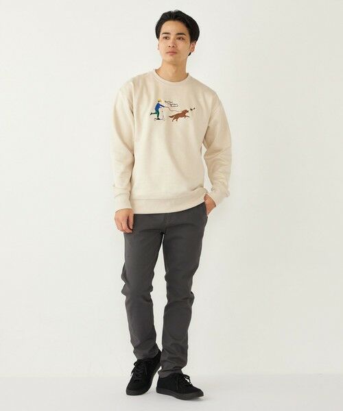 SHIPS / シップス Tシャツ | SHIPS Colors:フェイクスエード (ポリエステル) エンブロイダリー スウェット | 詳細11