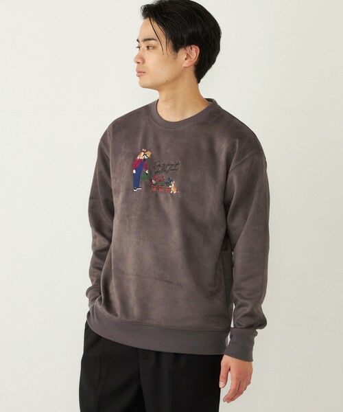 SHIPS / シップス Tシャツ | SHIPS Colors:フェイクスエード (ポリエステル) エンブロイダリー スウェット | 詳細16