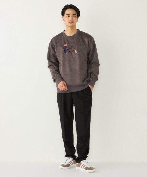 SHIPS / シップス Tシャツ | SHIPS Colors:フェイクスエード (ポリエステル) エンブロイダリー スウェット | 詳細17