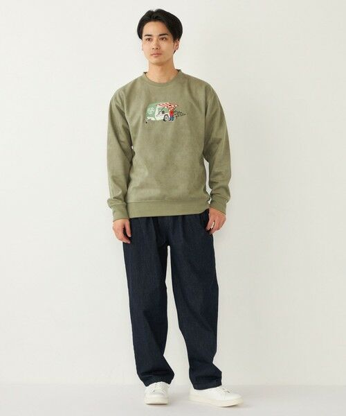 SHIPS / シップス Tシャツ | SHIPS Colors:フェイクスエード (ポリエステル) エンブロイダリー スウェット | 詳細27