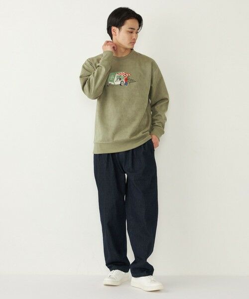 SHIPS / シップス Tシャツ | SHIPS Colors:フェイクスエード (ポリエステル) エンブロイダリー スウェット | 詳細30