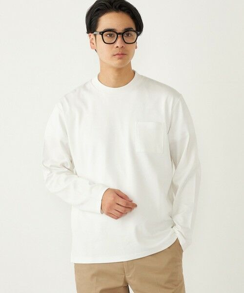 SHIPS / シップス Tシャツ | SHIPS Colors:〈抗菌防臭〉スムース ビズTEE ロングスリーブ◇ | 詳細9