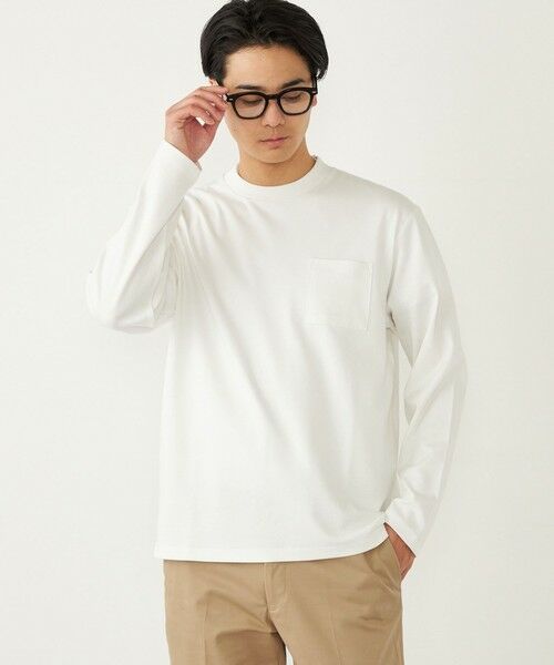 SHIPS / シップス Tシャツ | SHIPS Colors:〈抗菌防臭〉スムース ビズTEE ロングスリーブ◇ | 詳細10