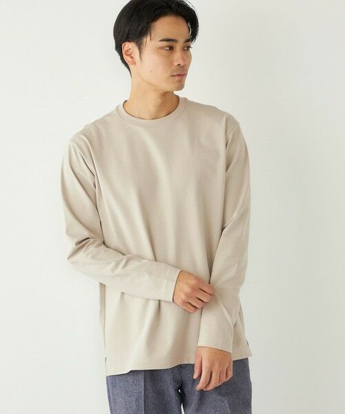 SHIPS / シップス Tシャツ | 《一部追加・新色予約》SHIPS Colors:〈速乾〉AVANT(R) 3D ビズT◆（ベージュ系）