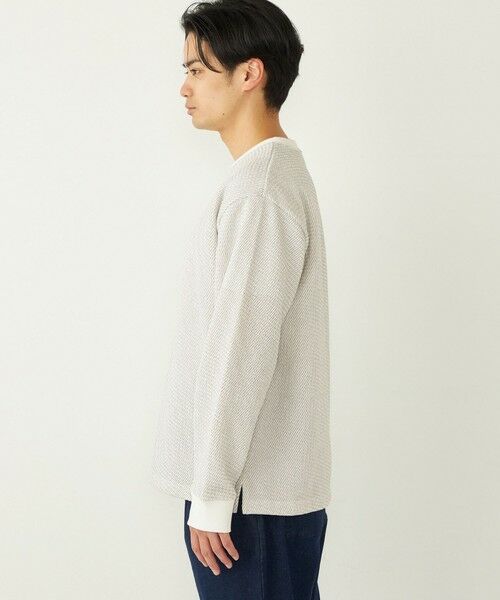 SHIPS / シップス Tシャツ | SHIPS Colors:カルゼ プリント スウェット | 詳細4