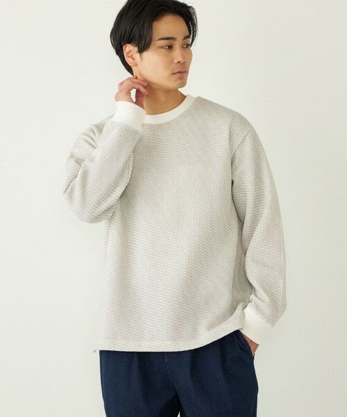 SHIPS / シップス Tシャツ | SHIPS Colors:カルゼ プリント スウェット | 詳細8