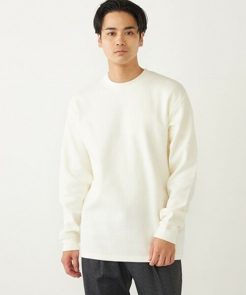 SHIPS / シップス Tシャツ | SHIPS Colors:USAコットン サーマル ロングスリーブ◇ | 詳細4
