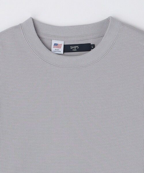 SHIPS / シップス Tシャツ | SHIPS Colors:USAコットン サーマル ロングスリーブ◇ | 詳細12