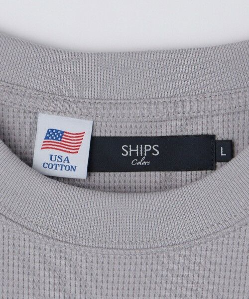 SHIPS / シップス Tシャツ | SHIPS Colors:USAコットン サーマル ロングスリーブ◇ | 詳細14