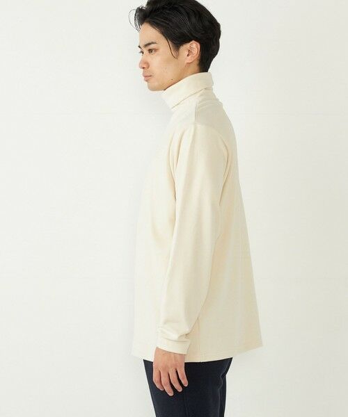 SHIPS / シップス Tシャツ | SHIPS Colors:〈洗濯機可能〉スムース ジャージ タートルネック カットソー | 詳細4