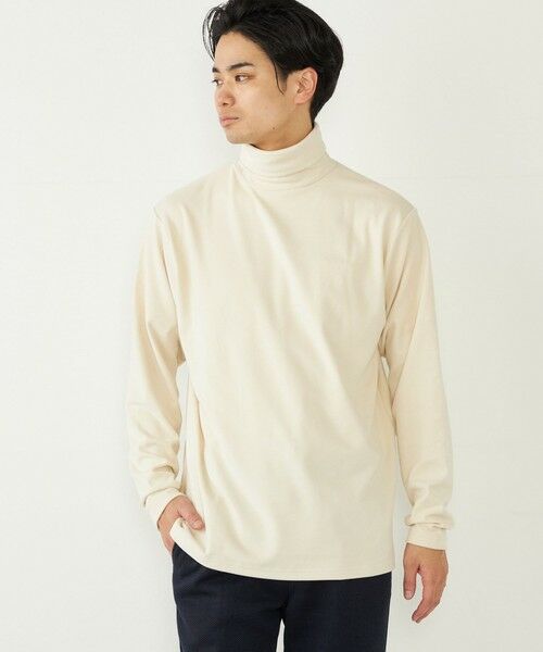 SHIPS / シップス Tシャツ | SHIPS Colors:〈洗濯機可能〉スムース ジャージ タートルネック カットソー | 詳細9