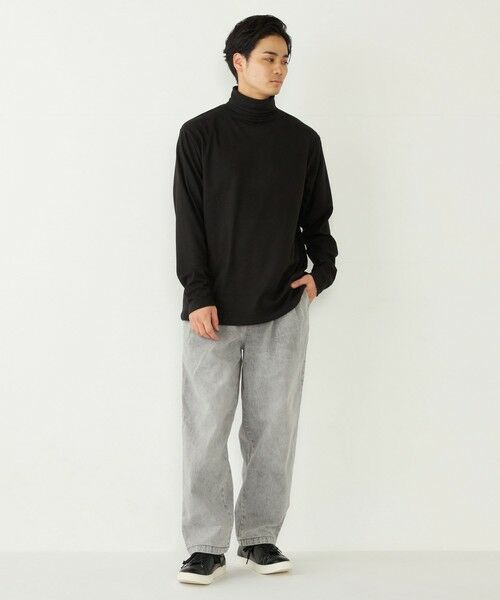 SHIPS / シップス Tシャツ | SHIPS Colors:〈洗濯機可能〉スムース ジャージ タートルネック カットソー | 詳細20