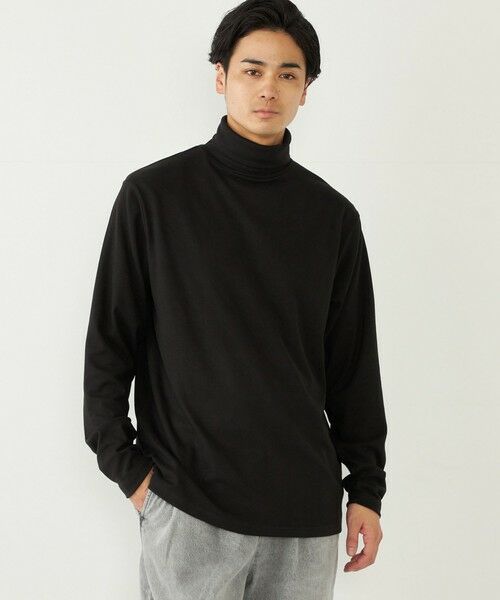 SHIPS / シップス Tシャツ | SHIPS Colors:〈洗濯機可能〉スムース ジャージ タートルネック カットソー | 詳細21