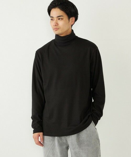 SHIPS / シップス Tシャツ | SHIPS Colors:〈洗濯機可能〉スムース ジャージ タートルネック カットソー | 詳細22
