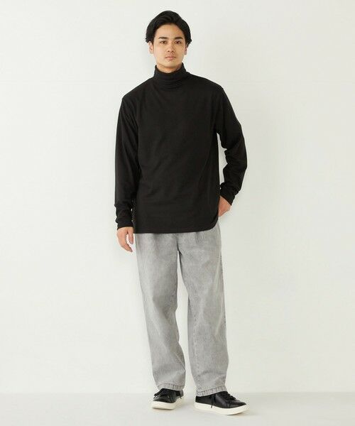 SHIPS / シップス Tシャツ | SHIPS Colors:〈洗濯機可能〉スムース ジャージ タートルネック カットソー | 詳細24