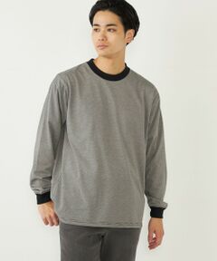 SHIPS / シップス Tシャツ | SHIPS Colors:CAVE(R) ボーダー ロングスリーブ TEE