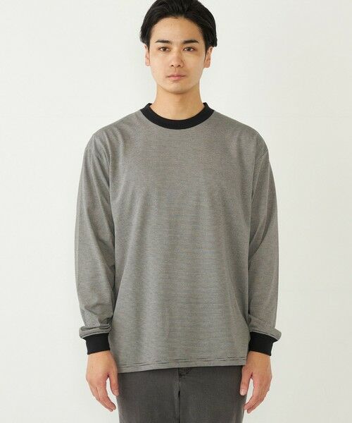 SHIPS / シップス Tシャツ | SHIPS Colors:CAVE(R) ボーダー ロングスリーブ TEE | 詳細3