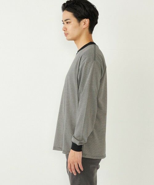 SHIPS / シップス Tシャツ | SHIPS Colors:CAVE(R) ボーダー ロングスリーブ TEE | 詳細4