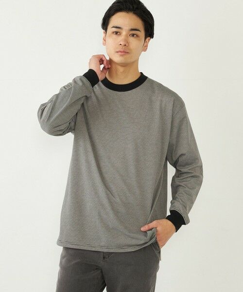 SHIPS / シップス Tシャツ | SHIPS Colors:CAVE(R) ボーダー ロングスリーブ TEE | 詳細8