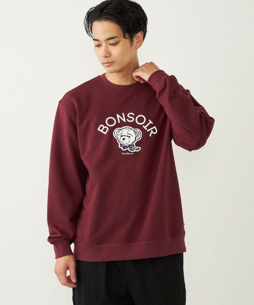 SHIPS / シップス スウェット | SHIPS Colors: TeddyBear(R) スウェット◇(ワイン)