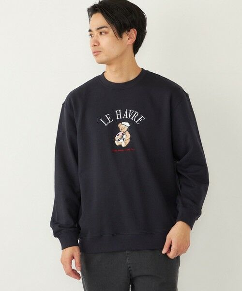SHIPS / シップス スウェット | SHIPS Colors: TeddyBear(R) スウェット◇(ダークブルー)