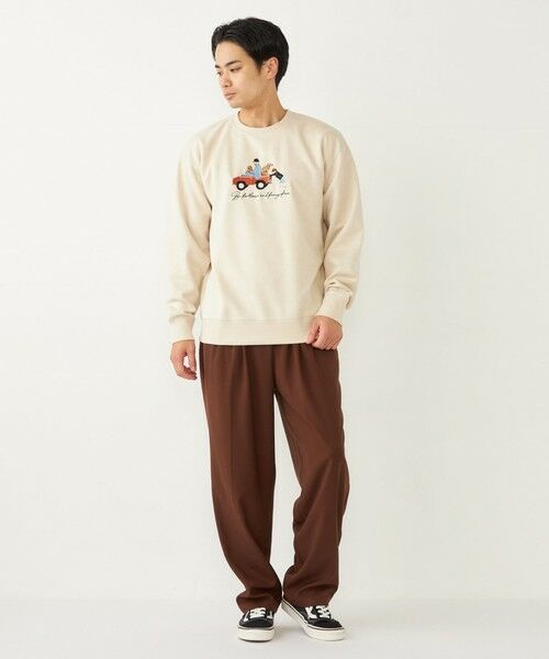 SHIPS / シップス スウェット | SHIPS Colors: ポリエステル フェイクスエード エンブロイダリー スウェット | 詳細7