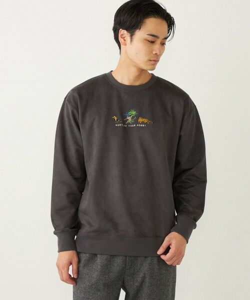 SHIPS / シップス スウェット | SHIPS Colors: ポリエステル フェイクスエード エンブロイダリー スウェット | 詳細20