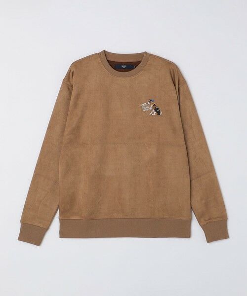 SHIPS / シップス スウェット | SHIPS Colors: ポリエステル フェイクスエード エンブロイダリー スウェット | 詳細24