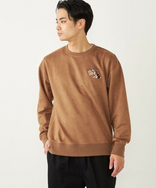 SHIPS / シップス スウェット | SHIPS Colors: ポリエステル フェイクスエード エンブロイダリー スウェット | 詳細28