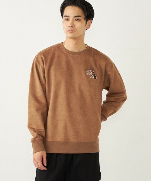 SHIPS / シップス スウェット | SHIPS Colors: ポリエステル フェイクスエード エンブロイダリー スウェット | 詳細29