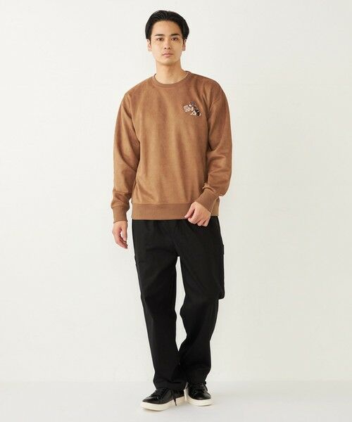 SHIPS / シップス スウェット | SHIPS Colors: ポリエステル フェイクスエード エンブロイダリー スウェット | 詳細30