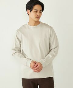 SHIPS / シップス Tシャツ | SHIPS Colors:シルケット コットン クルーネック Tシャツ (ロンT)◇