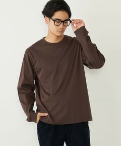 SHIPS / シップス Tシャツ | SHIPS Colors:シルケット コットン クルーネック Tシャツ (ロンT)◇