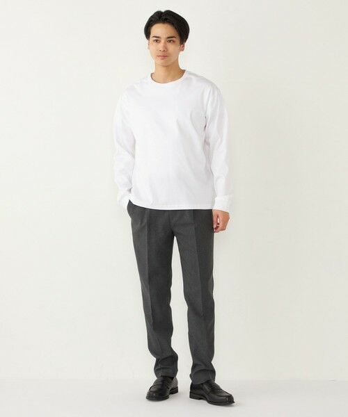 SHIPS / シップス Tシャツ | SHIPS Colors:シルケット コットン クルーネック Tシャツ (ロンT)◇ | 詳細6