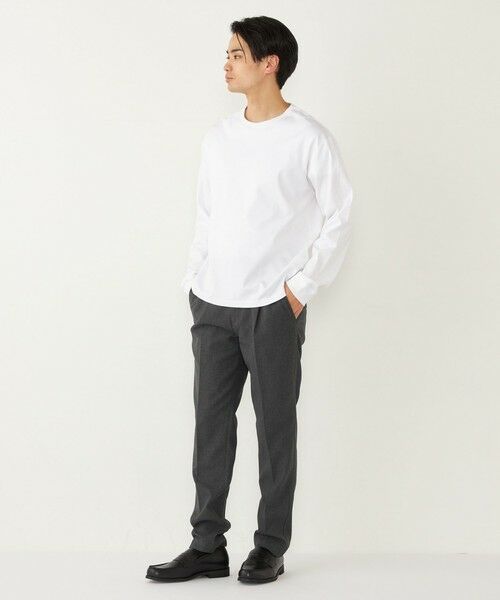 SHIPS / シップス Tシャツ | SHIPS Colors:シルケット コットン クルーネック Tシャツ (ロンT)◇ | 詳細7